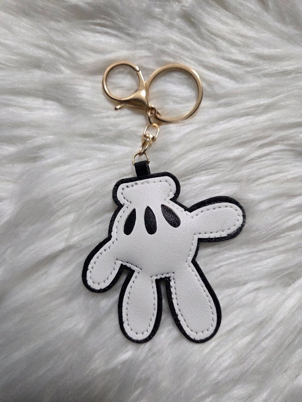 Mickey Mouse Glove Design Keychain